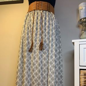 Floor Length Boho Style Skirt